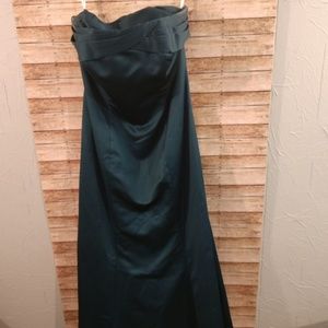 David's Bridal Bridesmaid/Prom Dress Teal Size 16
